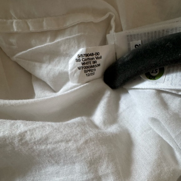 NWT Banana Republic White Selene Embroidered Tiered Dress Size L (Tall) - Picture 9 of 13